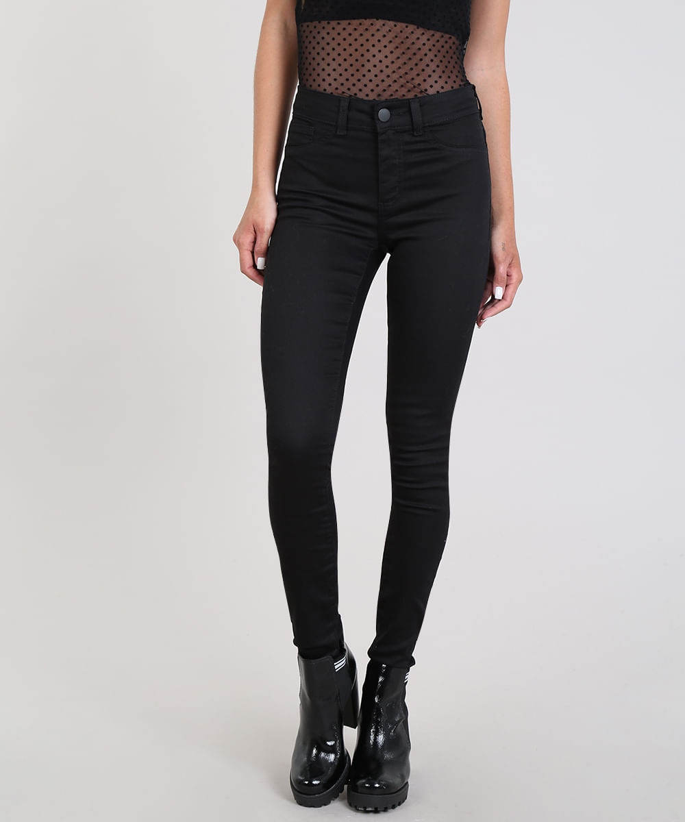 calca preta jeans